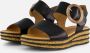 Gabor Zwarte Sandalen 550.2 Dames Black Dames - Thumbnail 2