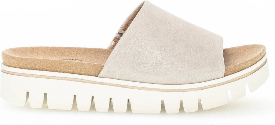 Gabor Slipper Beige Glans