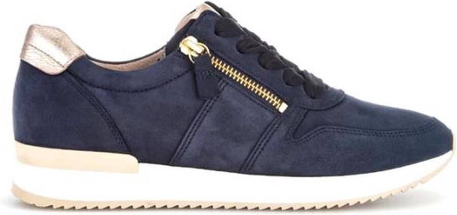 Gabor Sneaker 23.420.16 Blauw Suede