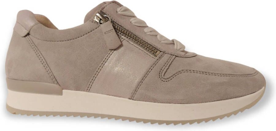 Gabor Sneaker 23.420.19 Light Grey Lichtgrijs Suède