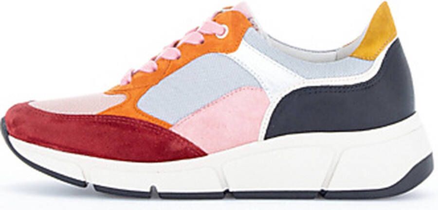 Gabor Sneaker 96.475.66 Rosa Opera Carrot Roze Combi Suède 5½ 38½