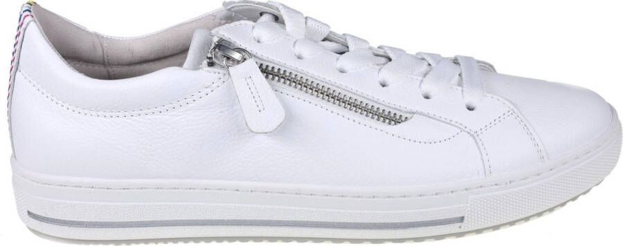 Gabor Witte Leren Dames Sneaker Makkelijk aan te trekken White Dames