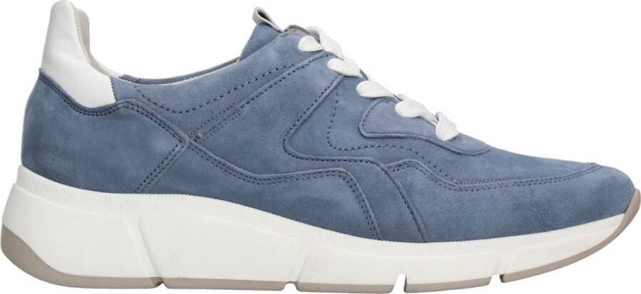 Gabor Comfortabele blauwe suède sneakers voor Blue