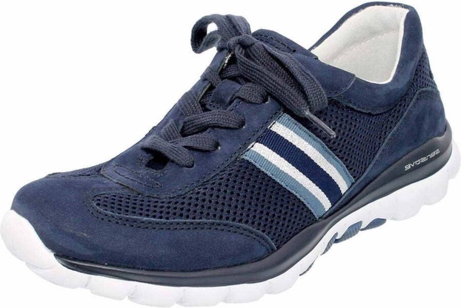 Gabor rollingsoft sensitive 66.966.16 dames wandelsneaker blauw