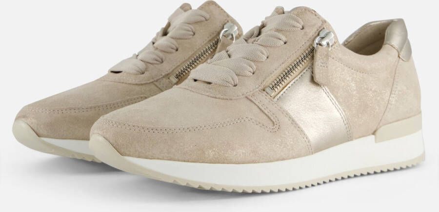 Gabor Beige metallic leren manden Beige Dames