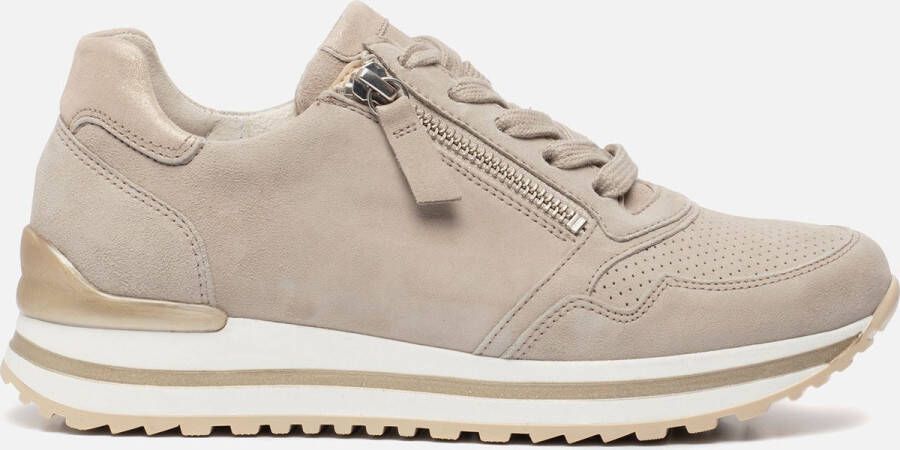 Gabor Sneakers beige Suede Dames