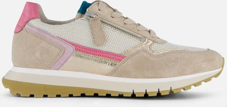 Gabor Witte Lage Mode Sneakers Multicolor Dames