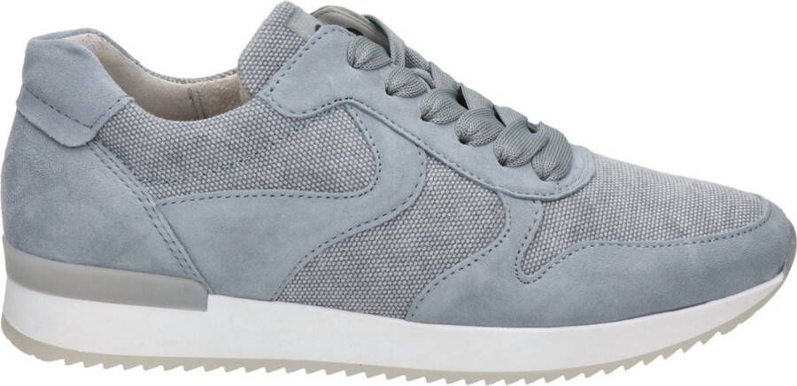 Gabor Sneakers Dames Lage sneakers Damesschoenen Canvas 83.421.18 Jeans blauw