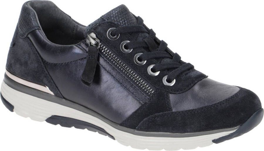 Gabor rollingsoft sensitive 76.973.36 dames wandelsneaker blauw