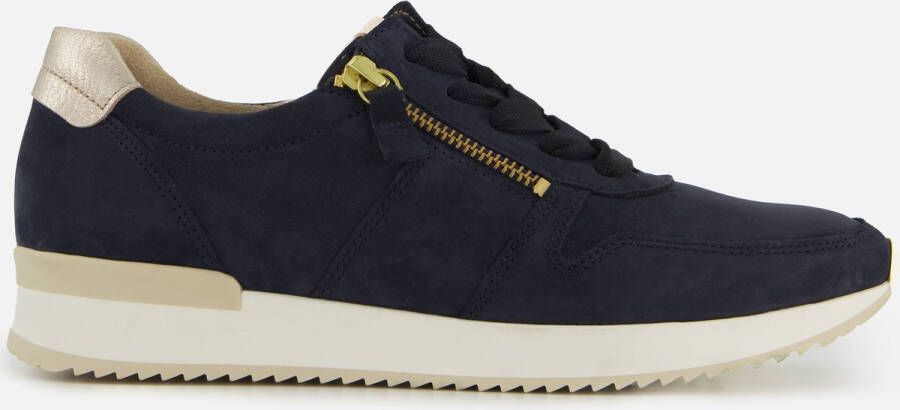 Gabor Sneakers blauw Leer Dames