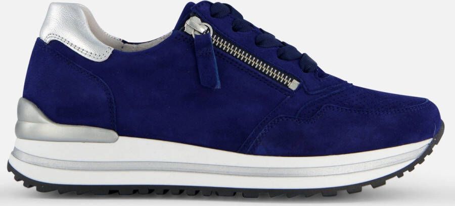 Gabor Sneakers blauw Suede Dames