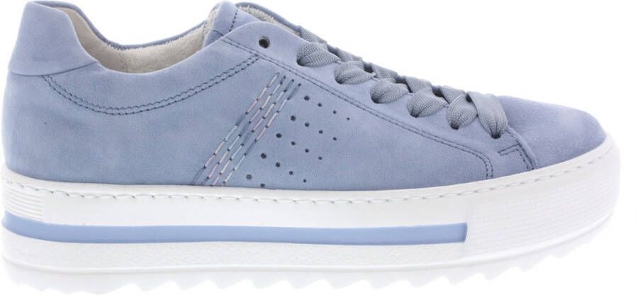 Gabor Sneakers blauw Suede Dames