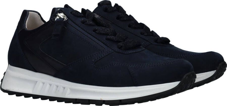 Gabor Blauwe Sneakers met Rits Sluiting Blue