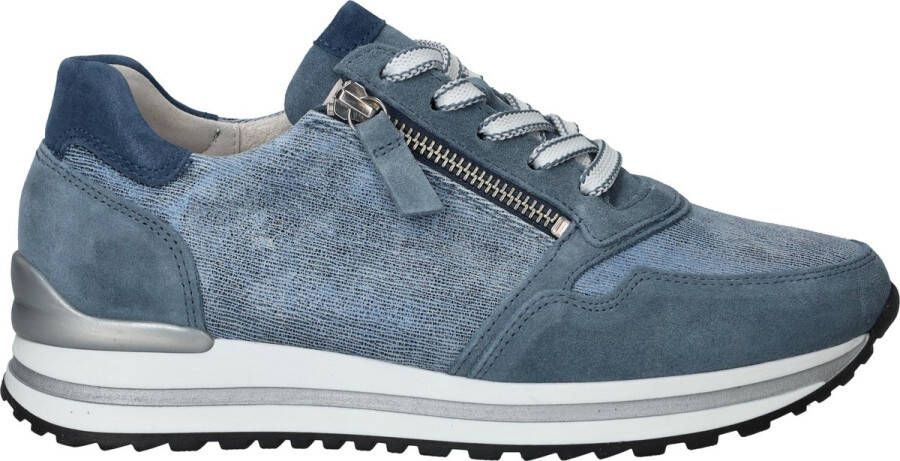 Gabor Sneakers blauw Suede Dames