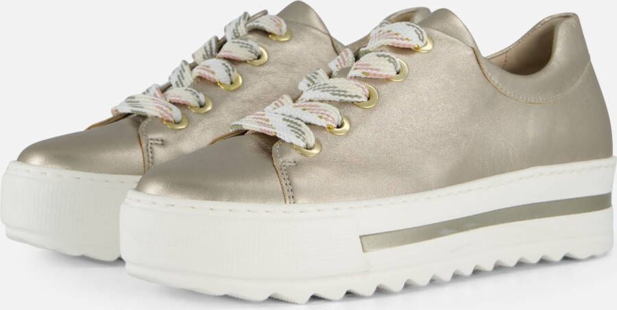 Gabor Sneakers goud Synthetisch Dames