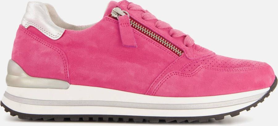 Gabor Sneakers roze Suede Dames