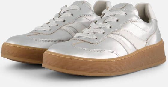 Gabor Sneakers zilver Imitatieleer Dames