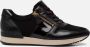 Gabor Zwarte Leren Sneakers Black Dames - Thumbnail 1