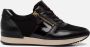 Gabor Zwarte Leren Sneakers Black Dames - Thumbnail 1