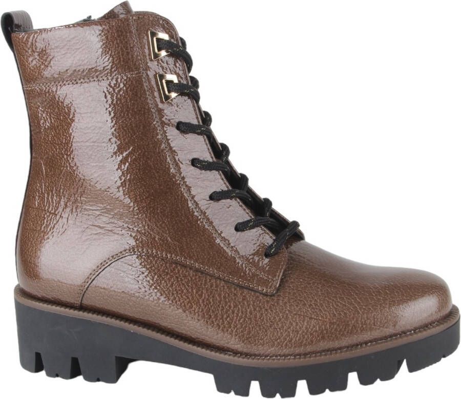 Gabor Veterboot 52.055.81 Cacao Brons Lak Wijdte H