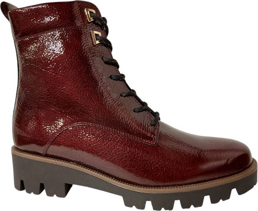 Gabor Veterboot 52.055.88 Burgund Bordeaux Lak Wijdte H