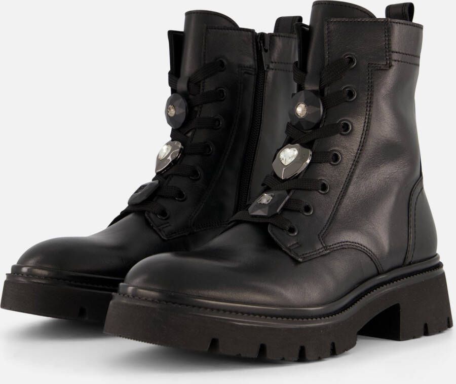 Gabor Veterboots zwart Leer