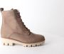 Gabor Veterschoenen Hoog Veterschoenen Hoog beige - Thumbnail 1