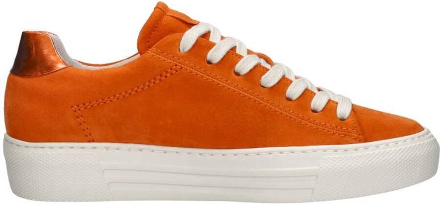 Gabor Veterschoenen Laag Veterschoenen Laag oranje - Foto 1