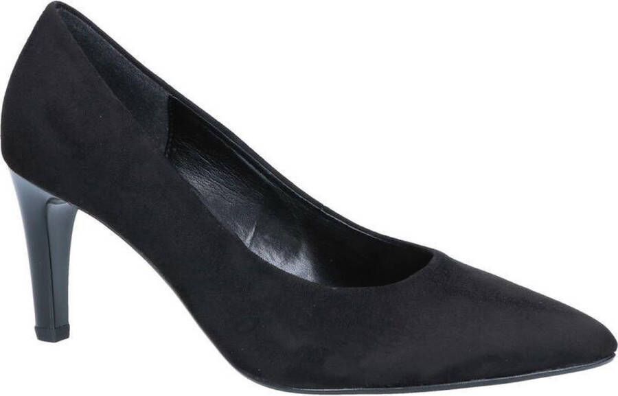 Gabor Zwarte Velours Klassieke Pumps Black Dames