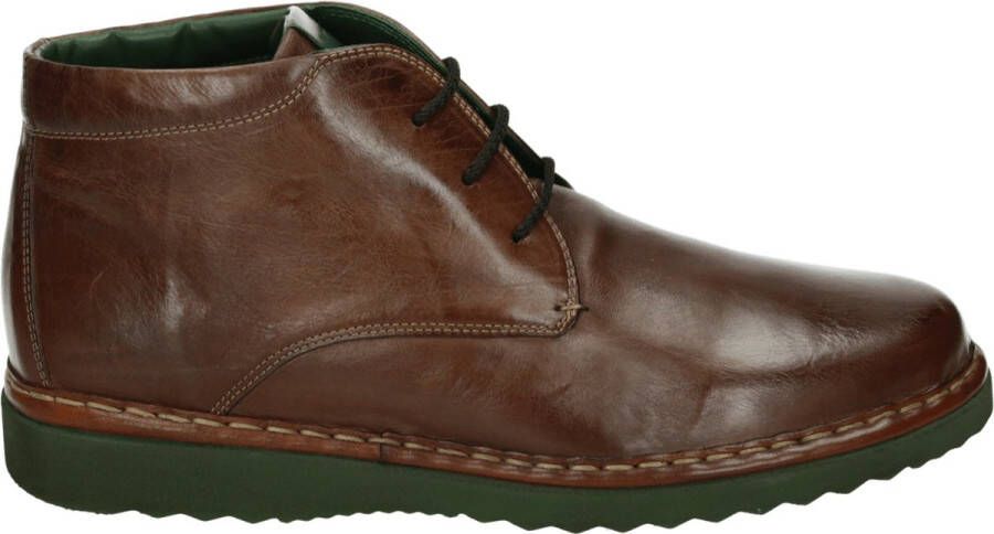 Galizio Torresi 620348 Heren sneakersHeren veterschoenVrije tijd half-hoog Cognac