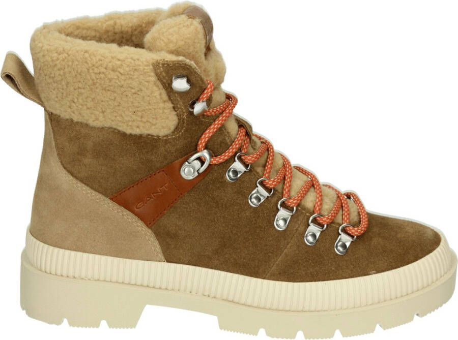 Gant FRENZYN Volwassenen VeterlaarzenHoge sneakersDames veterschoenenHalf-hoge schoenen Wit beige