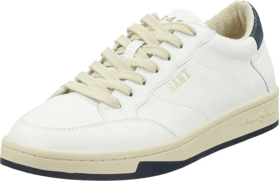 Gant Herensneaker Prepus Leer 29631682 G222 Wit Blauw