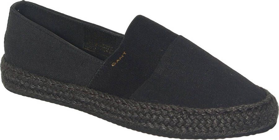 Gant Krista slip on wash. linnen + cotton black