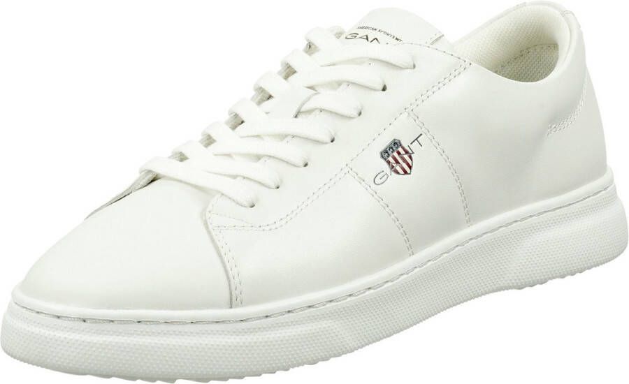 Gant Leren Sneakers met Diamond G Logo White Heren