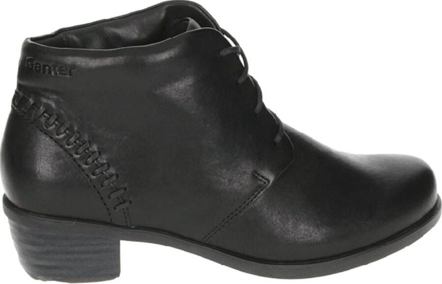 Ganter 204621 Volwassenen VeterlaarzenHoge sneakersDames veterschoenenHalf-hoge schoenen Zwart