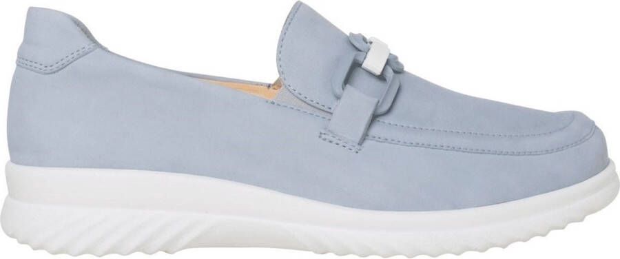 Ganter Heike dames moccasin blauw