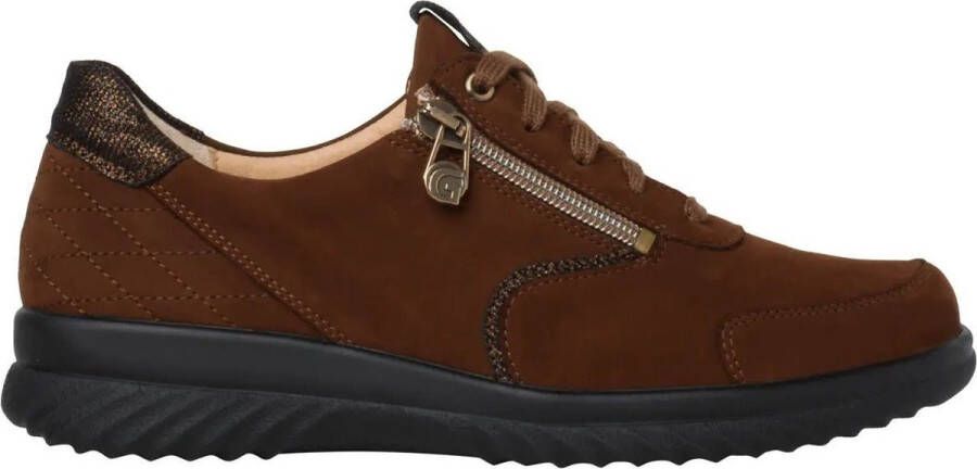 Ganter Heike dames sneaker bruin