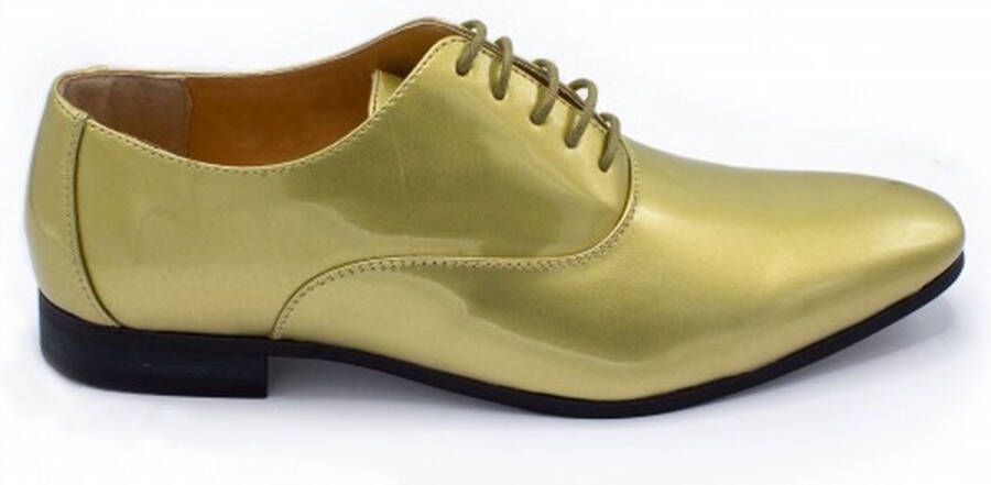 Gents | Nette Schoenen Heren | Lakschoen goud