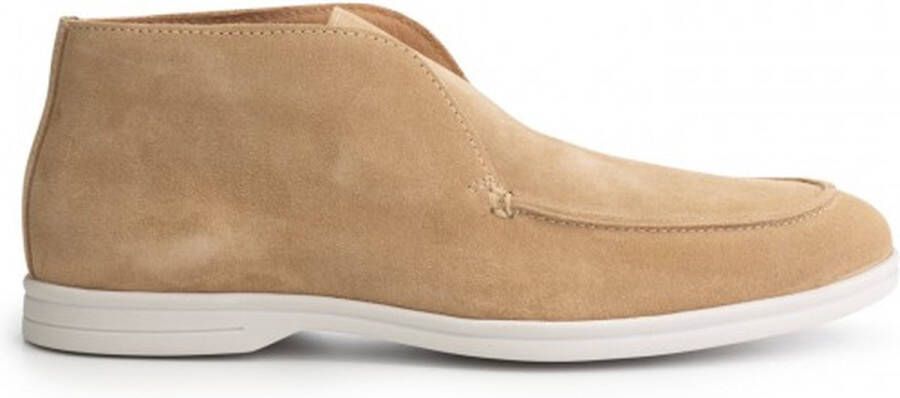 Gents Loafers Heren Instappers Heren suede hoog zand