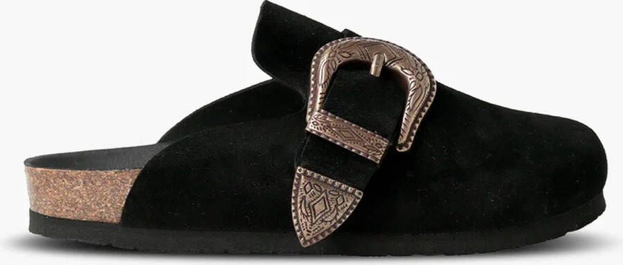 GENUINS Geniuns-Huma Velour Black-Loafers