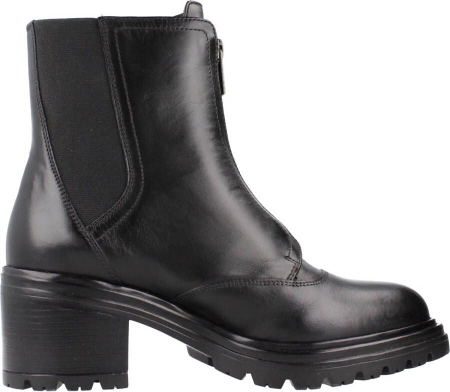 Geox Stijlvolle Heeled Boots Black Dames