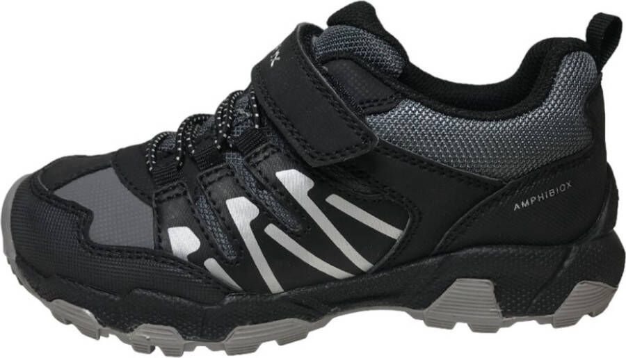 GEOX Amphibiox Magnetar ABX velcro outdoor sneakers Dk grijs zwart