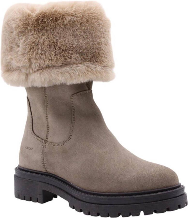 Geox Stijlvolle Winterlaarzen voor Vrouwen Beige Dames