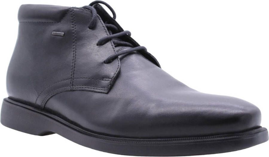 Geox Stijlvolle Lace-up Laarzen voor Gray