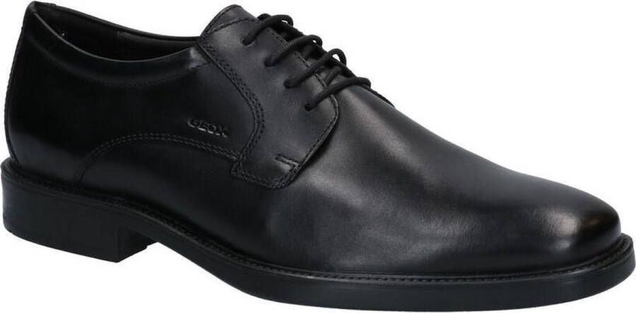 Geox Leren derby schoenen met gestructureerde zool model 'BRANDOLF'