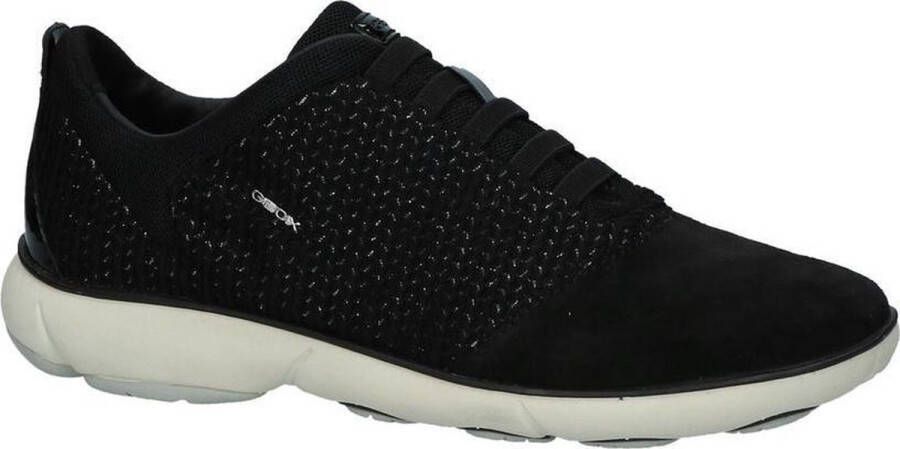 GEOX D 621e C Sneaker laag gekleed Dames Zwart;Zwarte 9999 -Black Tess.Brill. Scam