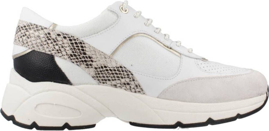 Geox Stijlvolle Casual Sneakers voor Vrouwen White Dames