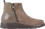 Geox Klassieke Chelsea Boots van zwart leer Brown Dames - Thumbnail 1