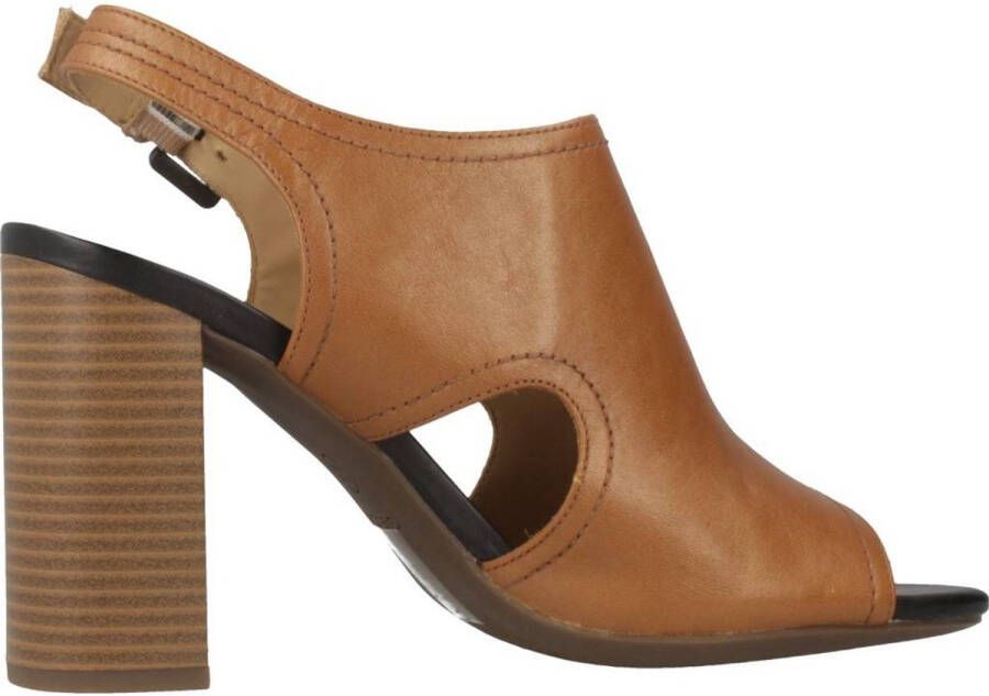 Geox High Heel Sandals Brown Dames