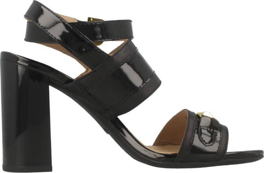 Geox Hoge hak sandalen Black Dames